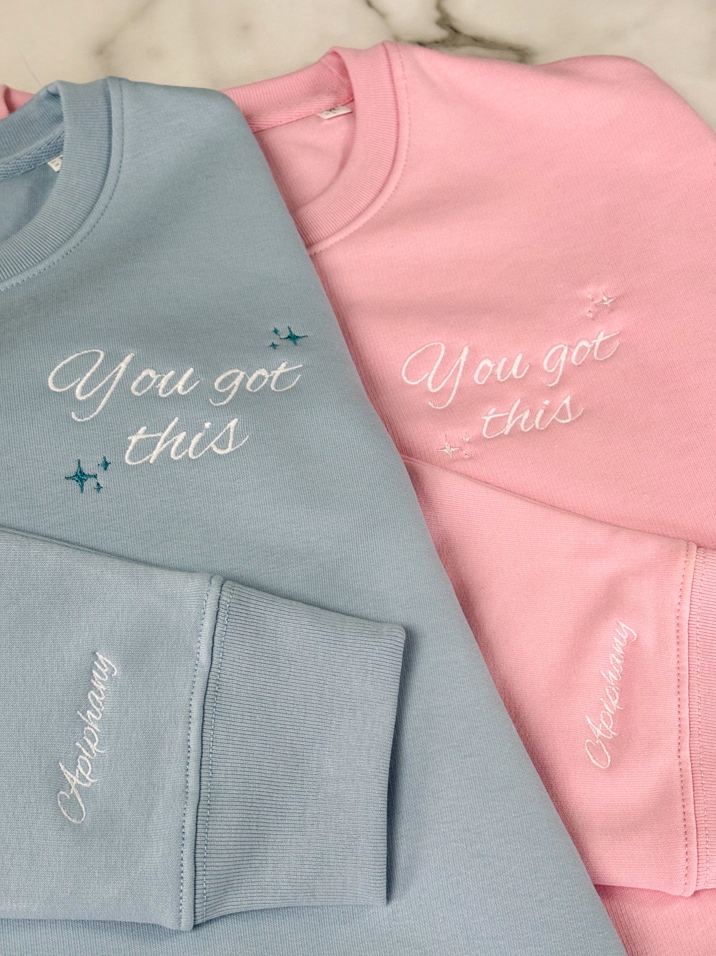 Blue Positivity Sweatshirt