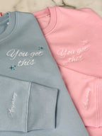 Blue Positivity Sweatshirt