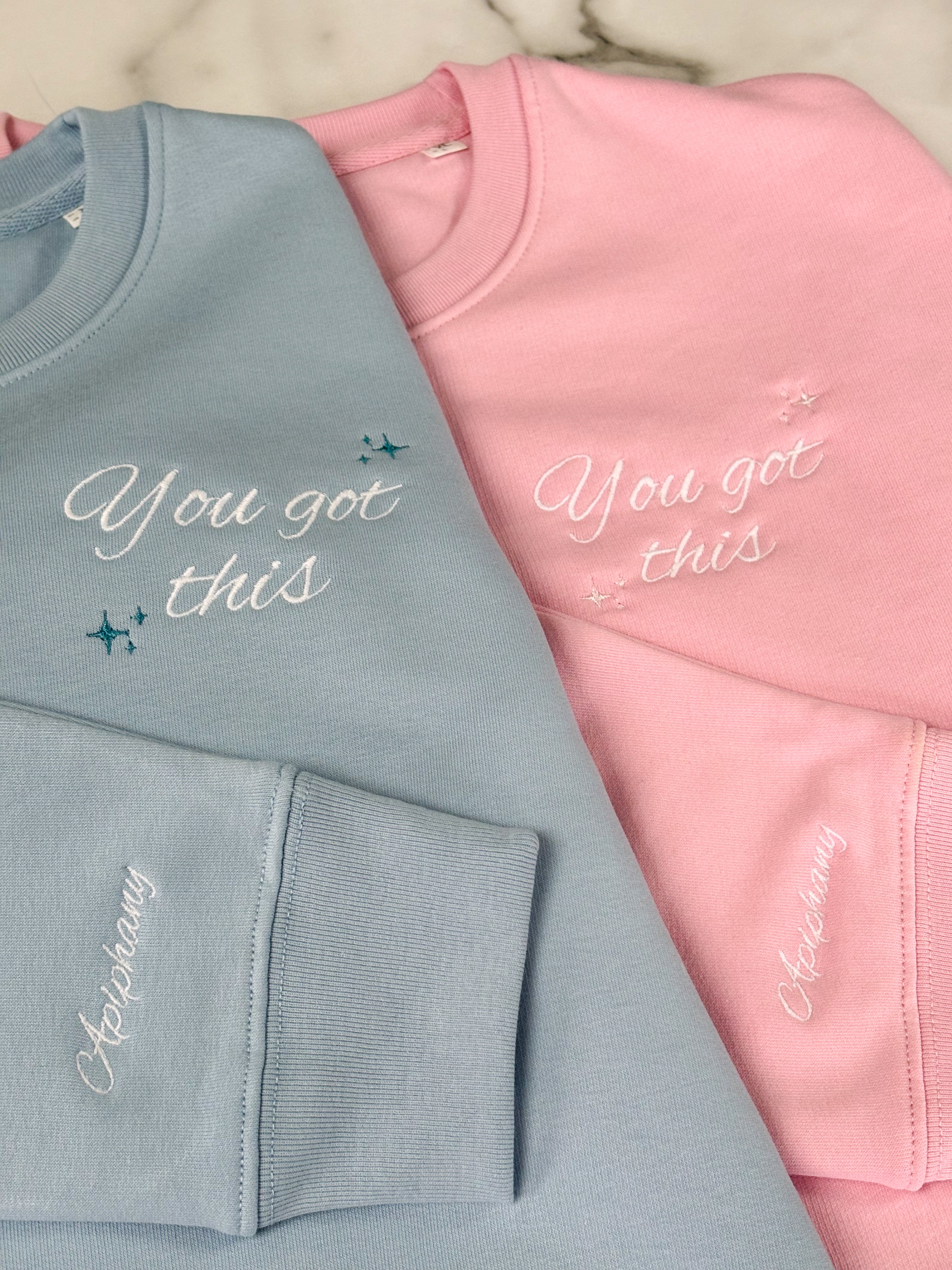 Blue Positivity Sweatshirt