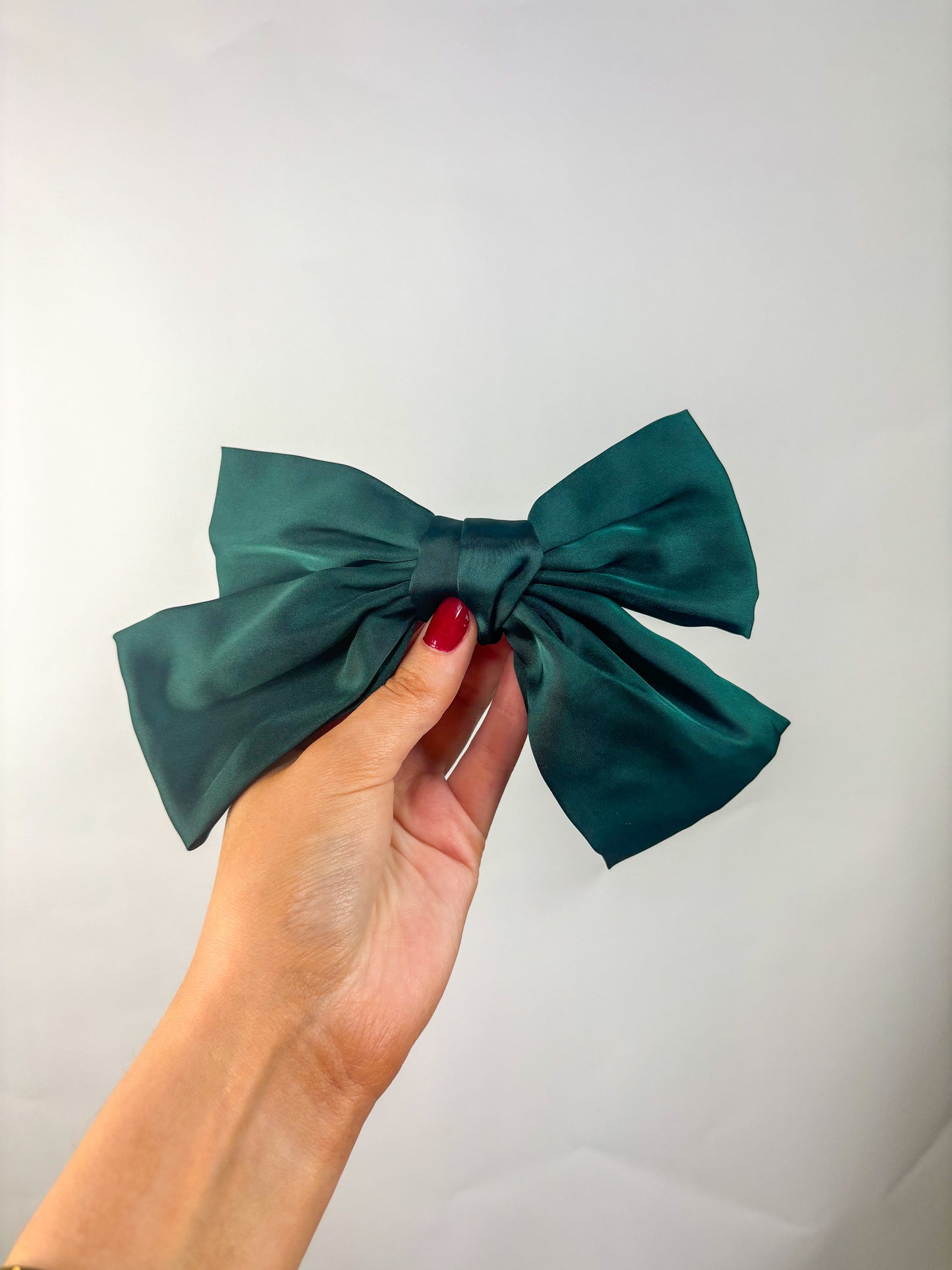 Green Hair Bow