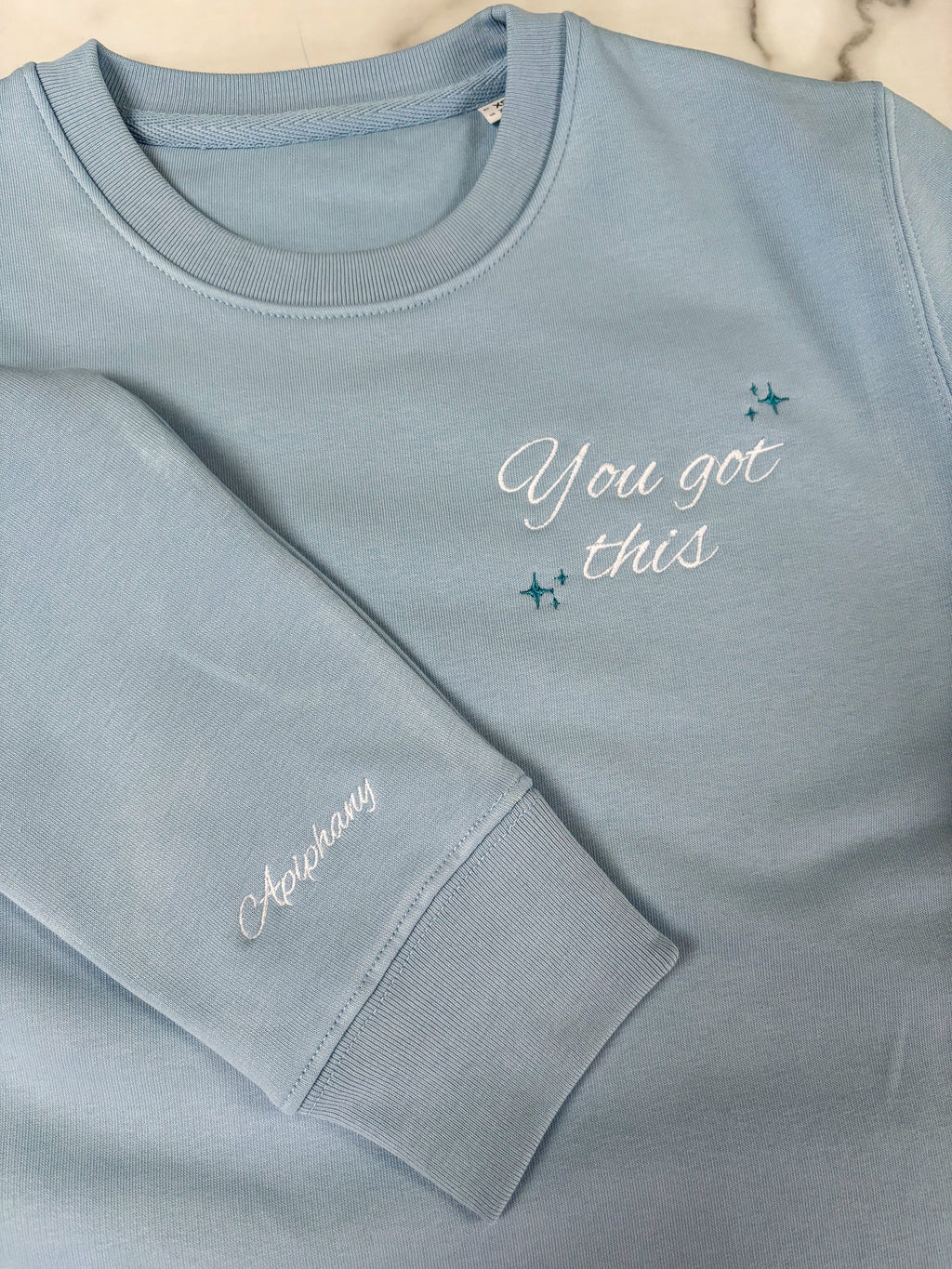 Blue Positivity Sweatshirt
