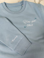 Blue Positivity Sweatshirt