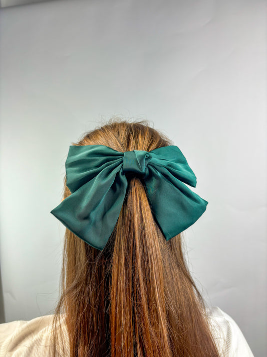 Green Hair Bow