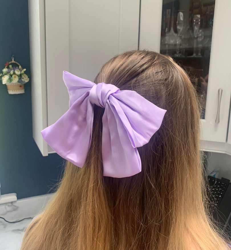 Lilac Hair Bow