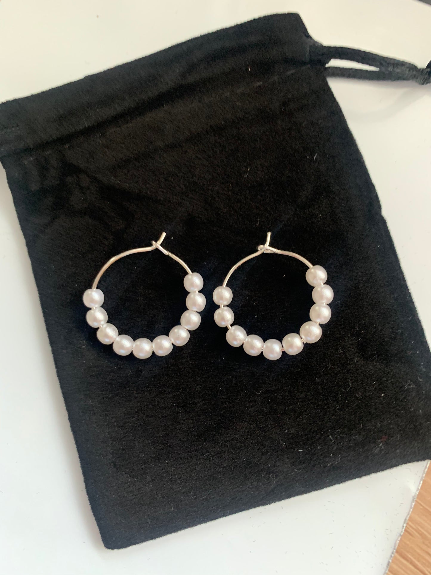 Pearl Hoops